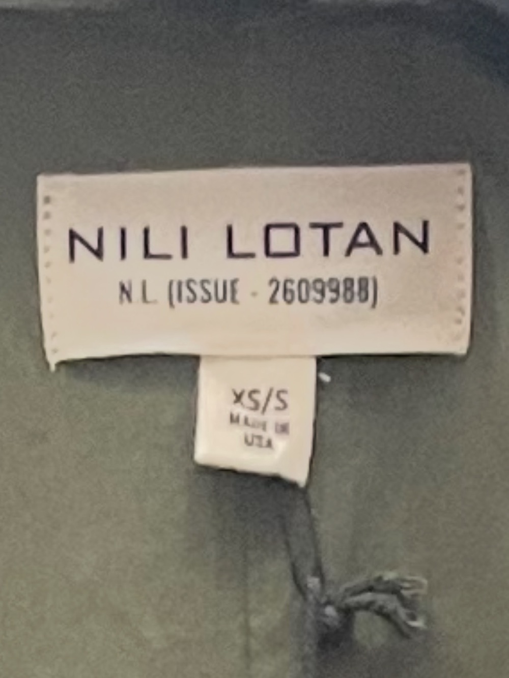 Nili Lotan Olive Green Hooded Utility Coat - Picture 3 of 8